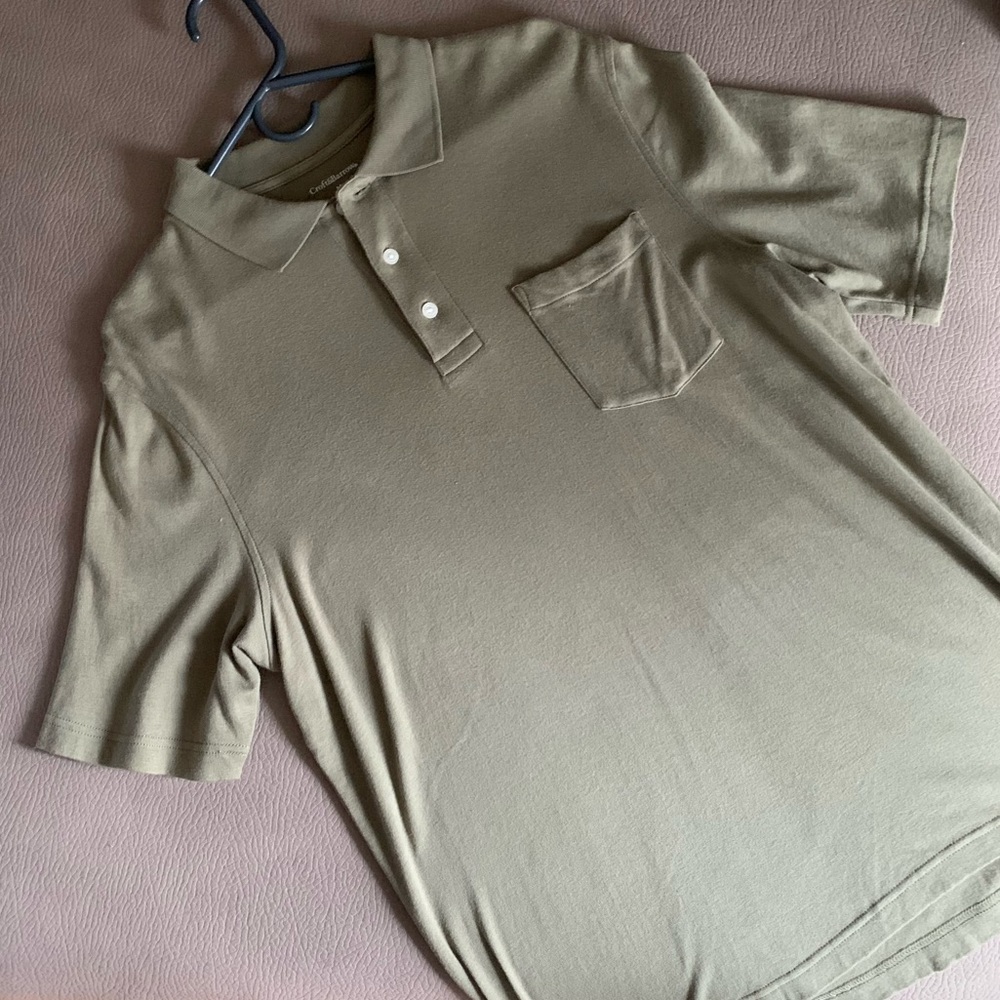 Croft&Barrow Army Green Polo